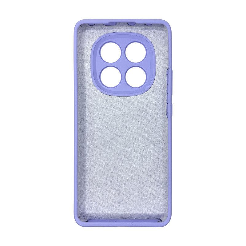 Чехол накладка Silicone Cover Soft Touch ЗК Xiaomi Redmi Note 14 Pro+ Лаванда
