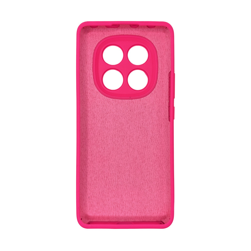 Чехол накладка Silicone Cover Soft Touch ЗК Xiaomi Redmi Note 14 Pro+ Фуксия