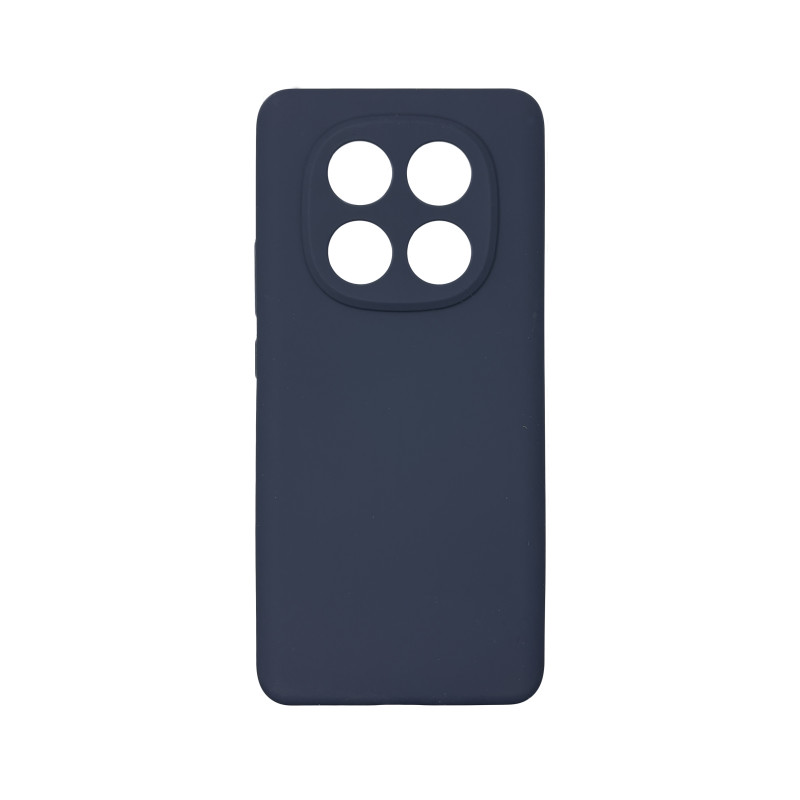 Чохол накладка Silicone Cover Soft Touch ЗК Xiaomi Redmi Note 14 Pro+ Темно-синій