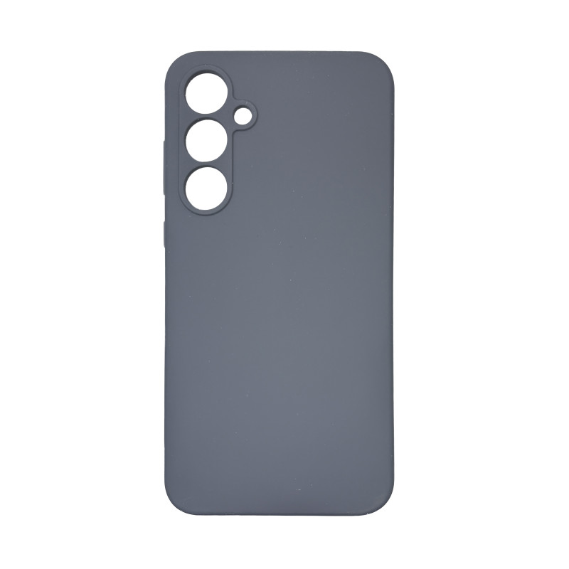 Чохол накладка Silicone Cover Soft Touch ЗК Samsung A35 Темно-Сірий