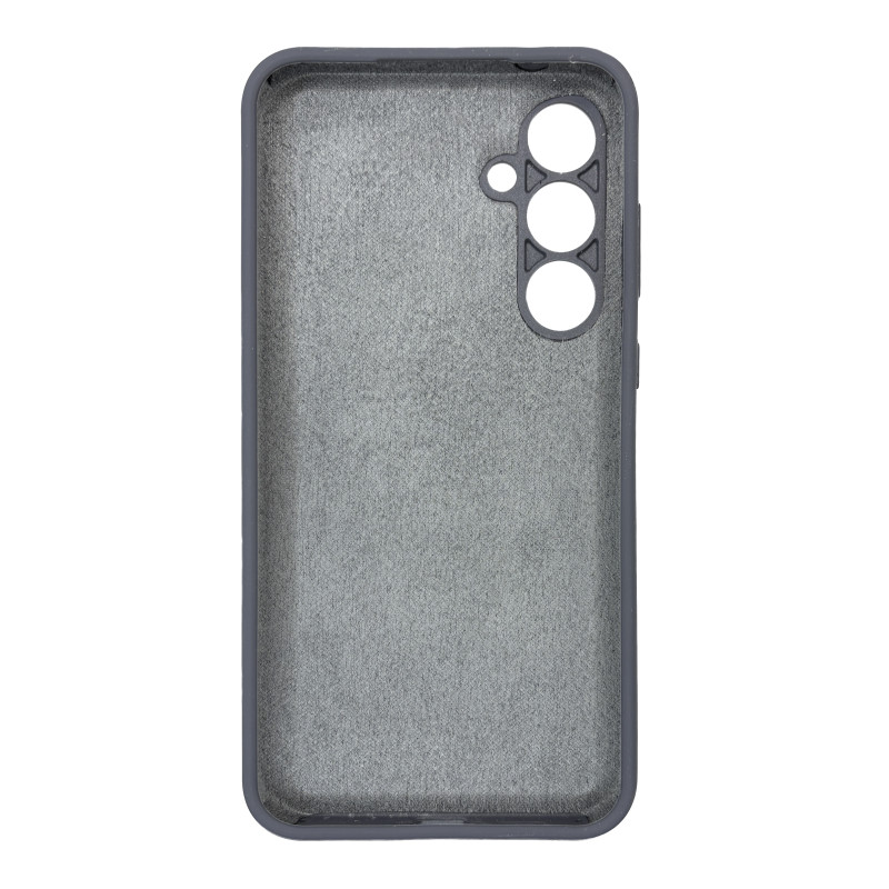 Чохол накладка Silicone Cover Soft Touch ЗК Samsung A35 Темно-Сірий