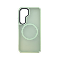 Чехол накладка Matte Insane Case With MagSafe Samsung S24 Plus / S25 Plus Mint