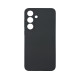 Чехол накладка Silicone Cover Soft Touch ЗК Samsung S24FE Черный