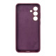 Чехол накладка Silicone Cover Soft Touch ЗК Samsung S24 / S25 Бордовый