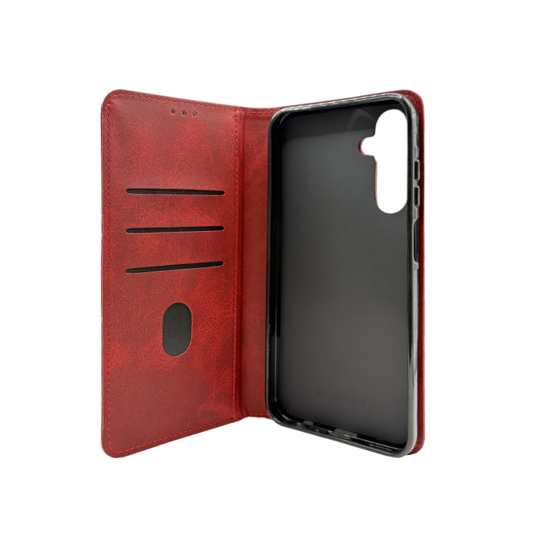 Чохол книжка Business leather Samsung A15 Червоний