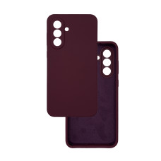 Чехол накладка Silicone Cover Soft Touch ЗК Samsung A36 / A56 Бордовый