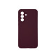 Чохол накладка Silicone Cover Soft Touch ЗК Samsung A36 / A56 Бордовий