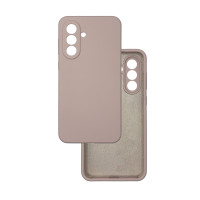 Чехол накладка Silicone Cover Soft Touch ЗК Samsung A36 / A56 Пудра
