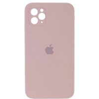 Чохол Silicone Case Square Full+Camera iPhone 11 Pro Max пудра