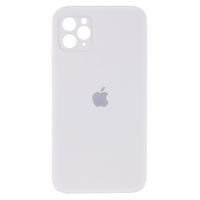 Чохол Silicone Case Square Full+Camera iPhone 11 Pro Max білий (White)