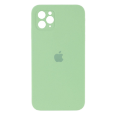 Чехол Silicone Case Square Full+Camera iPhone 11 Pro Max Мятный