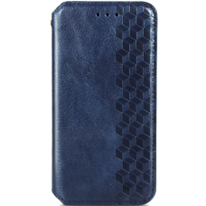 Чехол книжка кожаный Cubic Xiaomi Redmi 9T / Poco M3 Синий