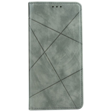 Чехол книжка  Business leather Samsung A50/a30s Серый