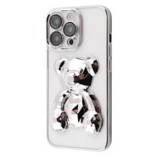 Чехол накладка Perfomance Bear Case iPhone 13 Pro silver