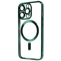 Чехол Shining Case With MagSafe c защитными линзами на камеру iPhone 15 Pro Green