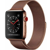 Ремінець Apple Watch металевий Milanese Loop 38/40/41 mm коричневий (brown)