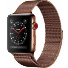 Ремешок Apple Watch металлический Milanese Loop 38/40/41 mm коричневый (brown)