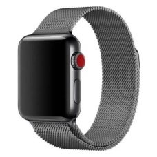 Ремешок Apple Watch металлический Milanese Loop 38/40/41 mm темно-серый (Dark grey)