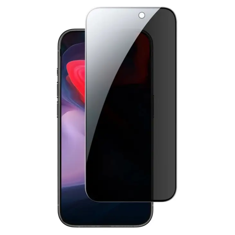 Защитное стекло iPhone 15 Pro Max Антишпион Premium