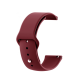 Ремешок Amazfit/Samsung silicone 20mm бордовый