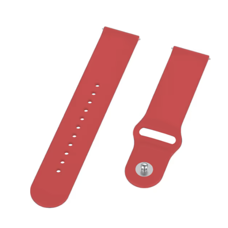 Ремешок Amazfit/Samsung silicone 22mm красный