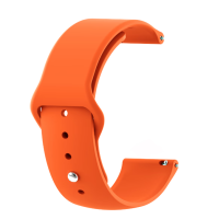 Ремінець Amazfit/Samsung silicone 20mm помаранчевий