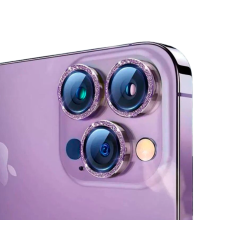 Защитное стекло для камеры iPhone 15 Pro / 15 Pro Max Shining Purple