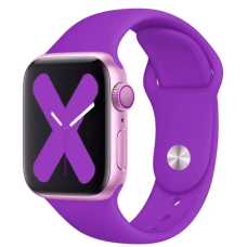 Ремешок Apple Watch silicone 42/44/45/49 mm Фиолетовый (Grape)