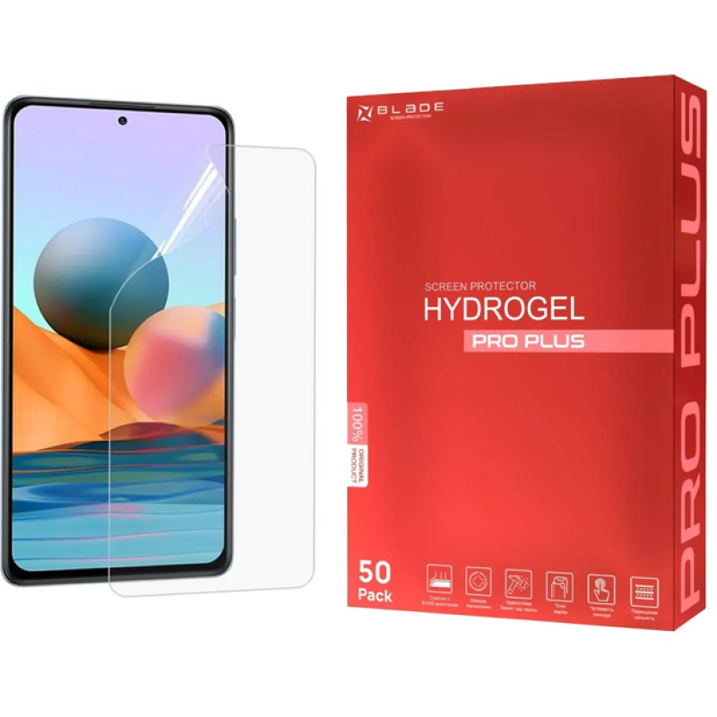 Гідрогелева плівка Xiaomi Redmi 10 / Redmi Note 10 5G / Poco M3 Pro 5G Proove Pro Plus Глянцева