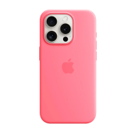 Чохол Silicone Case Original with MagSafe з анімацією iPhone 15 Pro Рожевий (Pink)