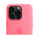 Чохол Silicone Case Original with MagSafe з анімацією iPhone 15 Pro Рожевий (Pink)