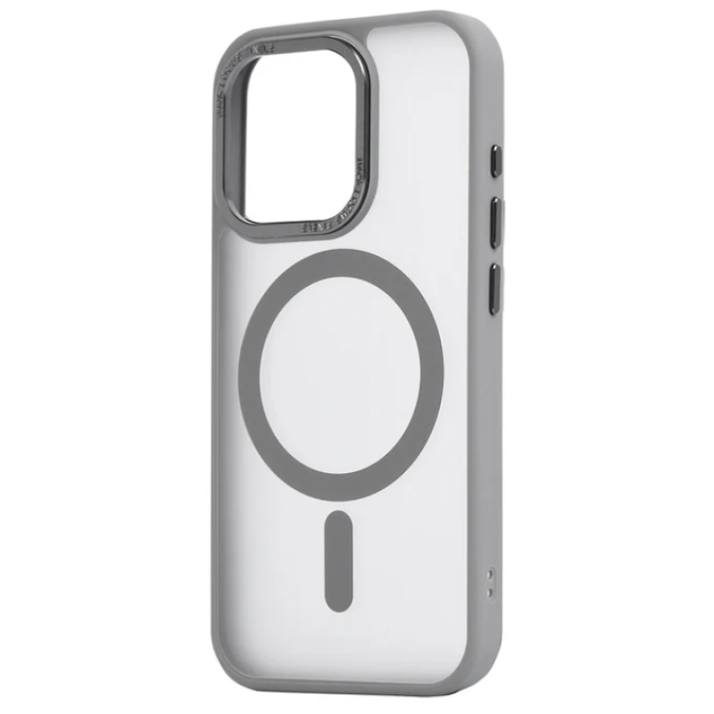 Чехол OC Matte With MagSafe iPhone 14 Pro Grey