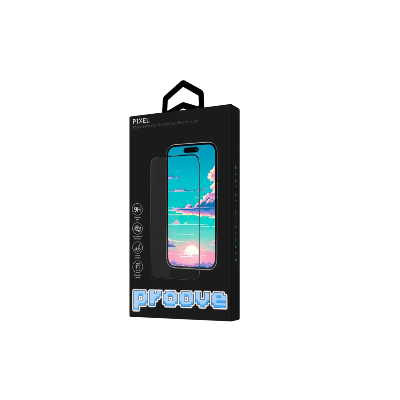 Защитное стекло iPhone 16 Pro / 17 Proove Pixel
