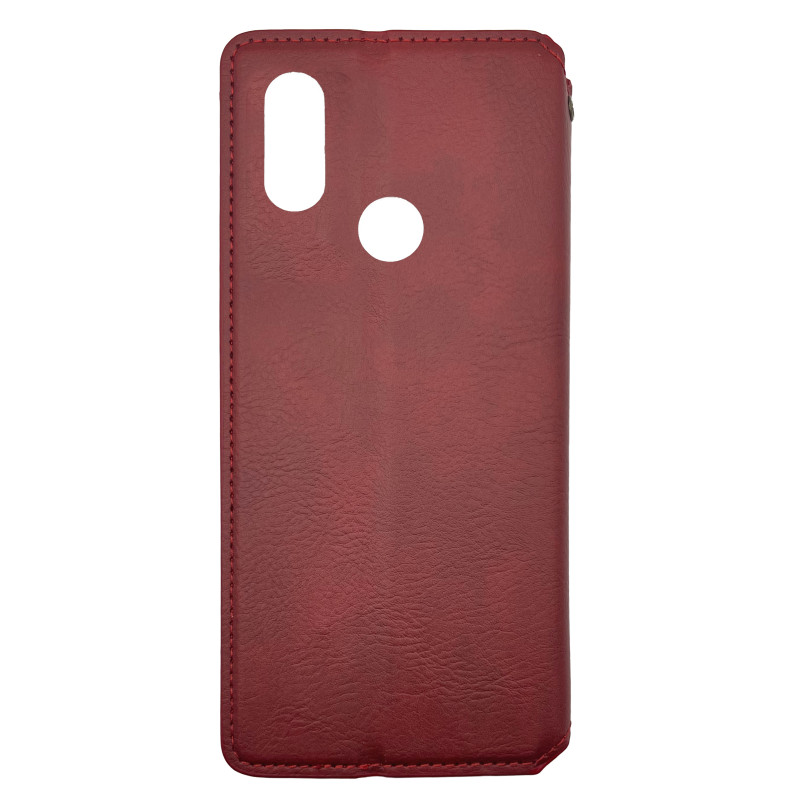 Чехол книжка кожаный Cubic Xiaomi Redmi 7 Красный