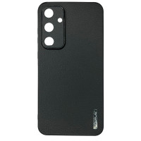 Чехол накладка Leather Case Wave Samsung A35 Черный