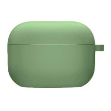 Чехол футляр для наушников AirPods 3 с микрофиброй Зеленый (Pine Green)