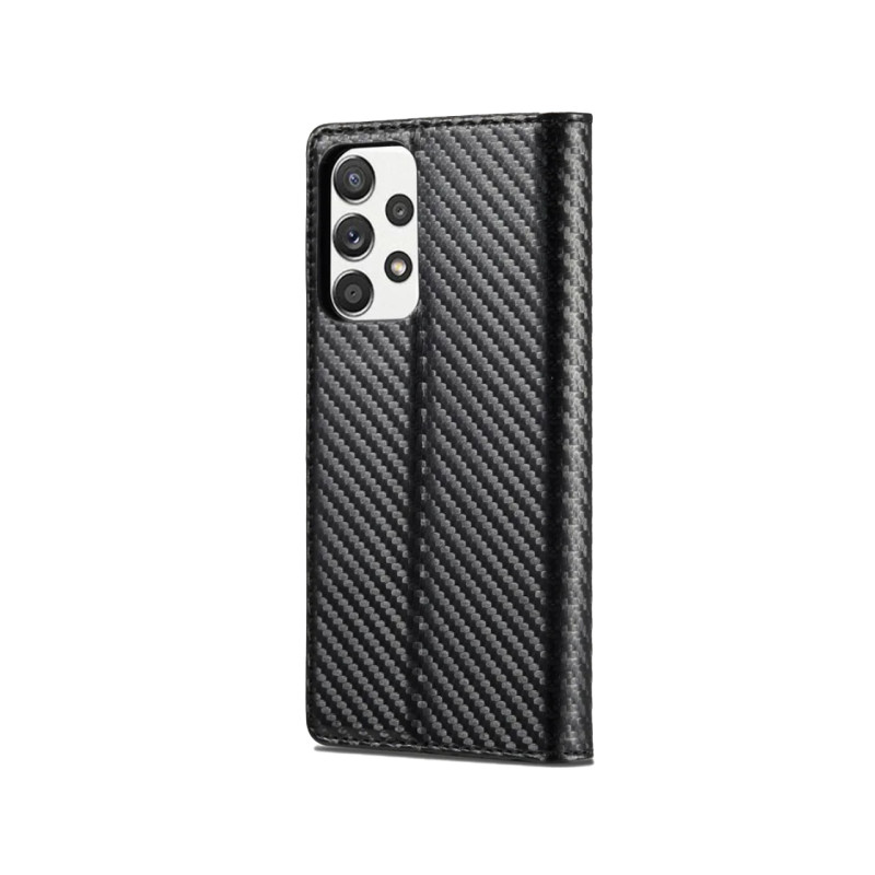 Чехол книжка LC.IMEEKE Carbon Samsung A53 5G черный