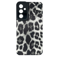 Чохол накладка Animal Case Samsung A55 Сірий Леопард