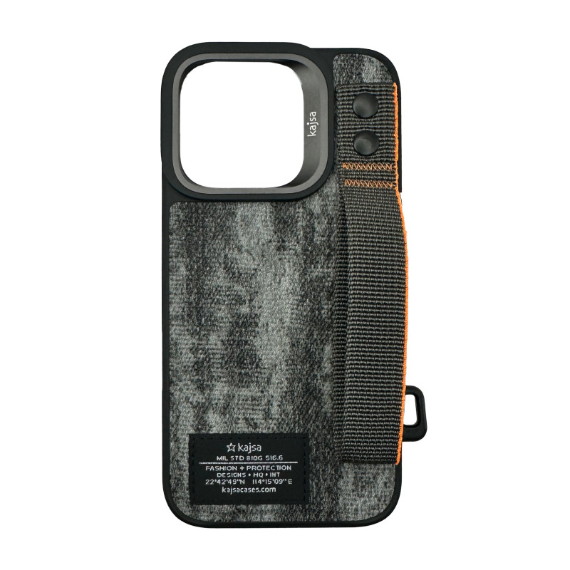 Чохол Kajsa Outdoor Collection Tie Dye with Magnetic Ring iPhone 16 Pro Max Black