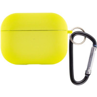 Чехол футляр для наушников AirPods 3 с микрофиброй Yellow