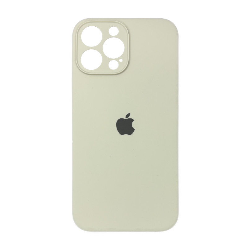 Чохол Silicone Case Camera Protective iPhone 12 Pro Max 6.7'' Бежевий (Antique White)