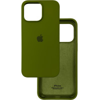 Чохол Silicone Case iPhone 13 Pro Max Зелений (Army green)