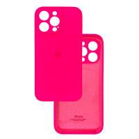 Чохол Silicone Case Camera Protective iPhone 12 Pro Max 6.7'' Фуксія