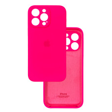 Чехол Silicone Case Camera Protective iPhone 13 Pro Фуксия