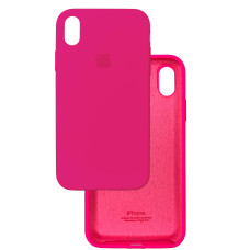 Чехол Silicone Case iPhone Xs Max Фуксия