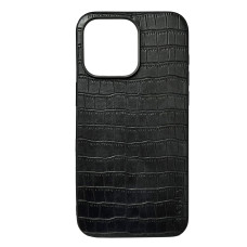 Чехол накладка AIORIA Crocodile Texture iPhone 14 Pro Черный
