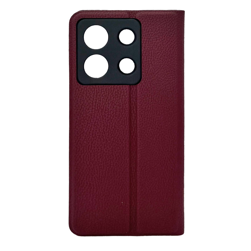 Чехол книжка Flip Cover Xiaomi Redmi Note 13 Pro 5G / POCO X6 Bordo