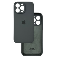 Чехол Silicone Case Camera Protective iPhone 15 Pro Max Серый (Charcoal gray)