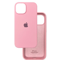 Чохол Silicone Case iPhone 15 Рожевий (Cotton Candy)