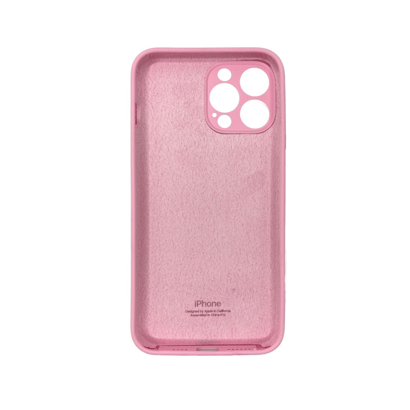 Чохол Silicone Case Camera Protective iPhone 12 Pro Max 6.7'' Рожевий (Cotton Candy)